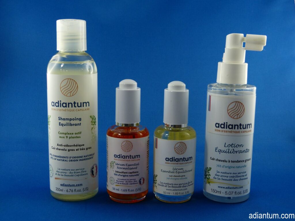 Pack traitement cheveux gras et cuir chevelu séborrhéique